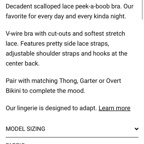 Thistle and Spire lace bra - Picture 7 of 9